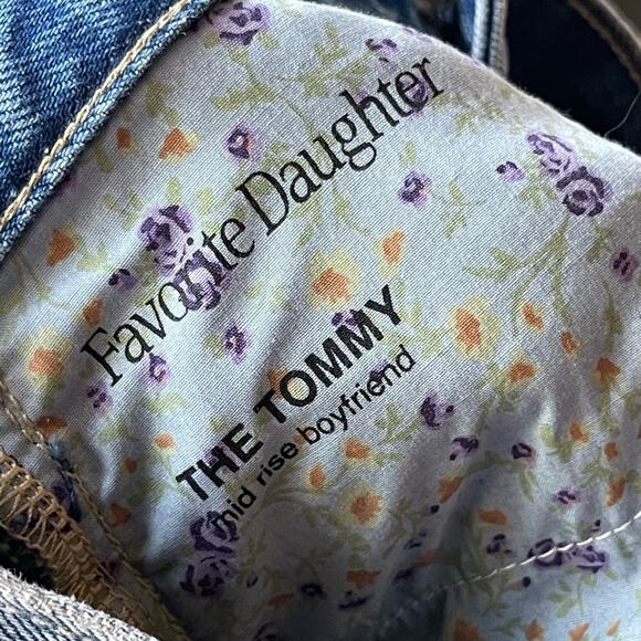 NWT Favorite Daughter Tommy Mid Rise Boyfriend Jeans Size 24 - Picture 9 of 10